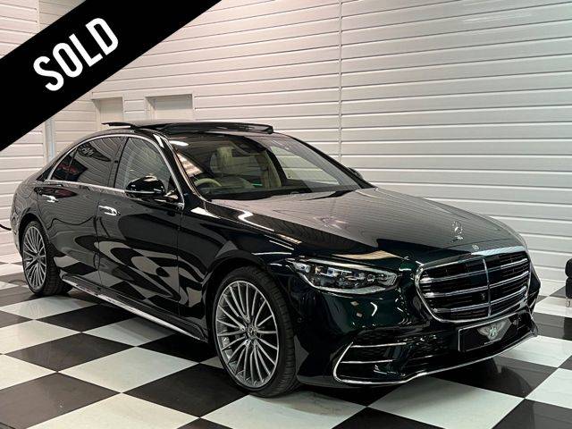 Mercedes-Benz S Class 3.0 S500L AMG Line Premium Plus 4Matic 4dr 9G-Tronic Saloon Petrol Emerald Green Metallic